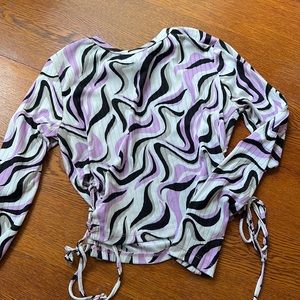 Rue 21 cropped, slits on side with string (picture shown)